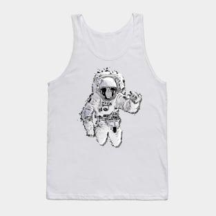 Astronaut Astrologie Galaxy Space Tank Top